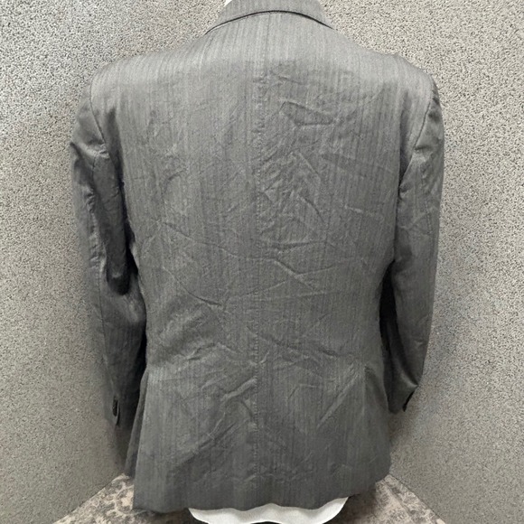 Suitsupply Blazer 44R Livorno Gray Herringbone Jacket Vitale Barberis Canonico - Picture 4 of 16